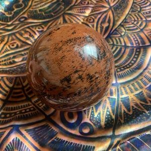 Mahogany Obsidian sphere - 3.5”
